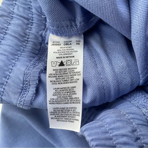 JAANUU Men's Light Blue STRAIGHT LEG UTILITY CARGO SCRUB PANT Size XS NWOT - Picture 6 of 9